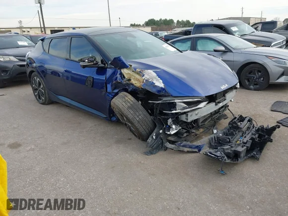 ✅ 2023 Kia EV6 GT-Line • VIN: KNDC44LA4P5129160 • Лот: 44248174. Опубликован ранее на IAAI с пробегом 21 810 миль. Бесплатный доступ к архиву аукционных продаж из США и подробный отчёт об истории автомобиля на DreamBid. Изображение 1.