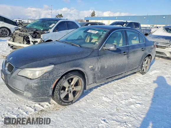 ✅ 2008 BMW 5 Series 535xi • VIN: WBANV93518CZ65900 • Lot: 74801105. Listed on Copart with 135,462 mi. Free auction sales archive from the USA and detailed vehicle history report at DreamBid. Image 1.