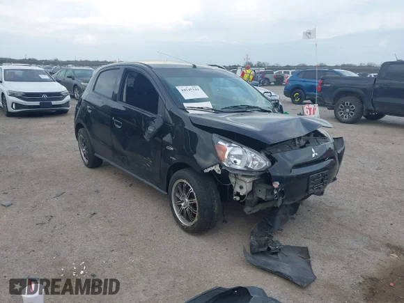 ✅ 2014 Mitsubishi Mirage ES • VIN: ML32A4HJ7EH005427 • Lot: 44545141. Listed on IAAI with 173,213 mi. Free auction sales archive from the USA and detailed vehicle history report at DreamBid. Image 1.