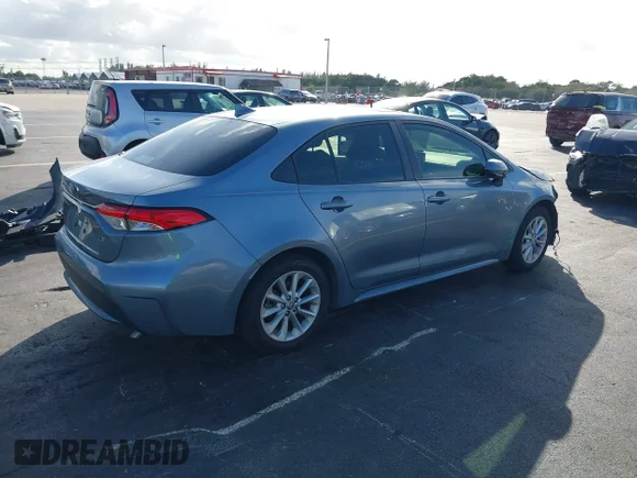 ✅ 2020 Toyota Corolla LE • VIN: JTDHPRAE9LJ056935 • Lot: 43936495. Wystawiony na IAAI z przebiegiem 48 143 mil. Bezpłatny archiwum sprzedaży aukcyjnych z USA i szczegółowy raport historii pojazdu na DreamBid. Zdjęcie 4.