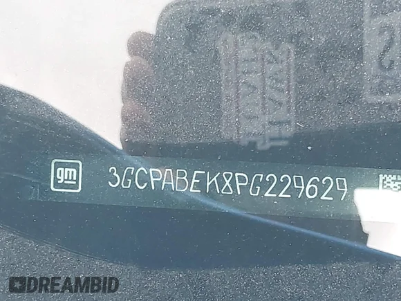 ✅ 2023 Chevrolet Silverado 1500 Custom • VIN: 3GCPABEK8PG229629 • Лот: 45418549. Опубліковано раніше на IAAI з пробігом 37 326 миль. Безкоштовний доступ до архіву аукціонних продажів зі США та докладний звіт про історію автомобіля на DreamBid. Зображення 9.
