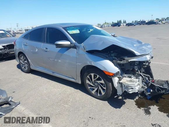 ✅ 2018 Honda Civic EX • VIN: 2HGFC2F72JH540370 • Lot: 45373249. Listed on IAAI with 55,345 mi. Free auction sales archive from the USA and detailed vehicle history report at DreamBid. Image 1.