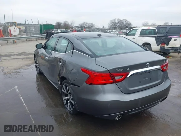 ✅ 2017 Nissan Maxima SV • VIN: 1N4AA6AP6HC401617 • Лот: 44485069. Опубліковано раніше на IAAI з пробігом 100 271 миль. Безкоштовний доступ до архіву аукціонних продажів зі США та докладний звіт про історію автомобіля на DreamBid. Зображення 3.