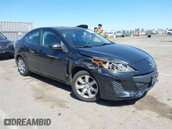 ✅ 2012 Mazda 3 i Sport • VIN: JM1BL1UFXC1542502 • Lot: 45139760. Listed on IAAI with 141,832 mi. Free auction sales archive from the USA and detailed vehicle history report at DreamBid. Image 1.