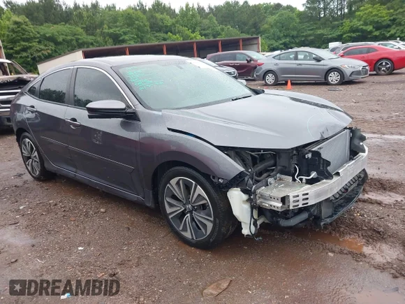 ✅ 2016 Honda Civic EX-T • VIN: 19XFC1F32GE013794 • Lot: 45188563. Listed on IAAI with 170,592 mi. Free auction sales archive from the USA and detailed vehicle history report at DreamBid. Image 1.