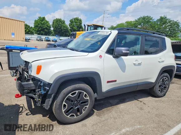 ✅ 2017 Jeep Renegade Trailhawk • VIN: ZACCJBCB6HPF32183 • Lot: 56868256. Wystawiony na Copart z przebiegiem 115 742 mil. Bezpłatny archiwum sprzedaży aukcyjnych z USA i szczegółowy raport historii pojazdu na DreamBid. Zdjęcie 1.
