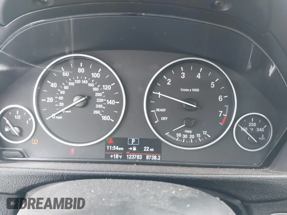 ✅ 2016 BMW 3 Series 320i xDrive • VIN: WBA8E5G58GNT94019 • Лот: 44290900. Опубликован ранее на IAAI с пробегом 123 783 миль. Бесплатный доступ к архиву аукционных продаж из США и подробный отчёт об истории автомобиля на DreamBid. Изображение 7.