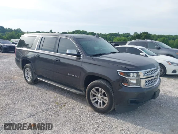 ✅ 2015 Chevrolet Suburban LT • VIN: 1GNSKJKC5FR638076 • Лот: 45240012. Опубліковано раніше на IAAI з пробігом 268 465 миль. Безкоштовний доступ до архіву аукціонних продажів зі США та докладний звіт про історію автомобіля на DreamBid. Зображення 1.