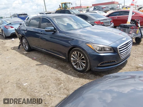 ✅ 2015 Hyundai Genesis 3.8L • VIN: KMHGN4JEXFU083774 • Лот: 45205639. Опубліковано раніше на IAAI з пробігом 87 123 миль. Безкоштовний доступ до архіву аукціонних продажів зі США та докладний звіт про історію автомобіля на DreamBid. Зображення 1.