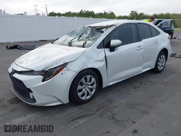 ✅ 2022 Toyota Corolla LE • VIN: JTDEPMAE3NJ201265 • Lot: 44701866. Wystawiony na IAAI z przebiegiem 35 626 mil. Bezpłatny archiwum sprzedaży aukcyjnych z USA i szczegółowy raport historii pojazdu na DreamBid. Zdjęcie 2.
