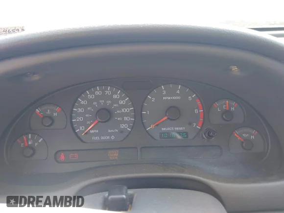 ✅ 2000 Ford Mustang • VIN: 1FAFP4047YF178728 • Lot: 44912373. Listed on IAAI with 101,847 mi. Free auction sales archive from the USA and detailed vehicle history report at DreamBid. Image 7.