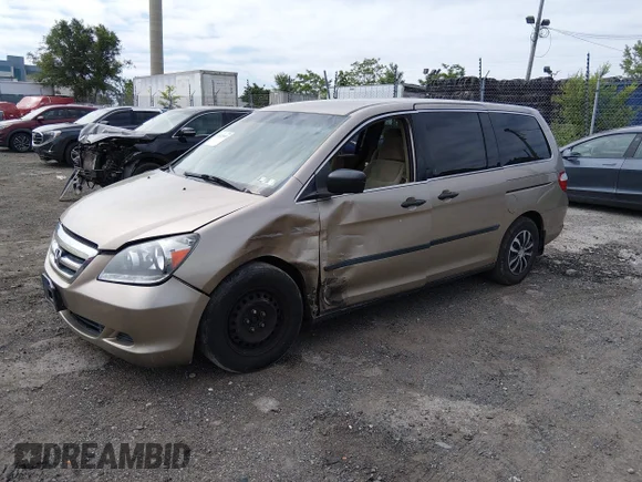 ✅ 2006 Honda Odyssey LX • VIN: 5FNRL38286B122458 • Лот: 45325885. Опубликован ранее на IAAI с пробегом 214 945 миль. Бесплатный доступ к архиву аукционных продаж из США и подробный отчёт об истории автомобиля на DreamBid. Изображение 2.