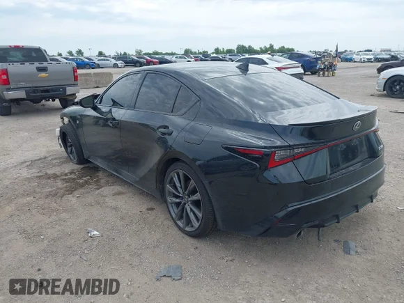✅ 2024 Lexus IS 350 F Sport • VIN: JTHGZ1B24R5076716 • Lot: 45116624. Listed on IAAI with 24,550 mi. Free auction sales archive from the USA and detailed vehicle history report at DreamBid. Image 3.