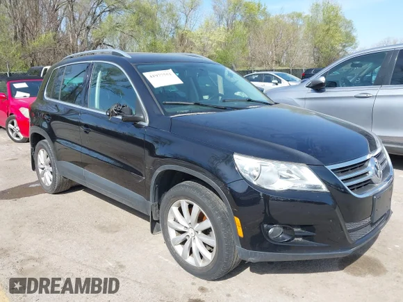 ✅ 2011 Volkswagen Tiguan SE • VIN: WVGAV7AX2BW510498 • Lot: 41977551. Listed on IAAI with 98,883 mi. Free auction sales archive from the USA and detailed vehicle history report at DreamBid. Image 1.