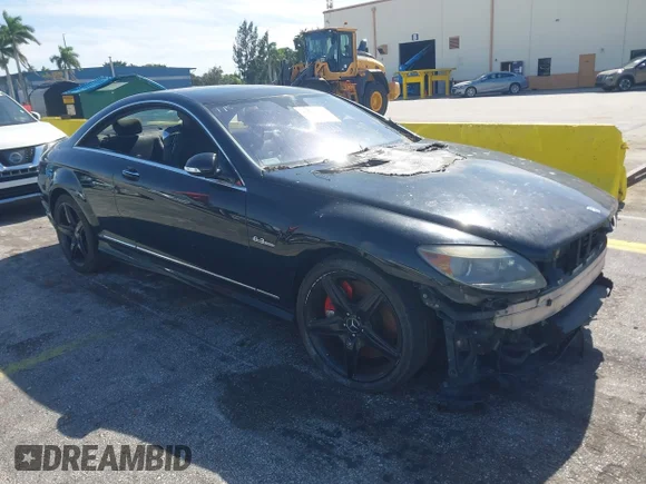 ✅ 2009 Mercedes-Benz CL 63 AMG • VIN: WDDEJ77X79A019821 • Lot: 43677754. Listed on IAAI with Not provided. Free auction sales archive from the USA and detailed vehicle history report at DreamBid. Image 1.