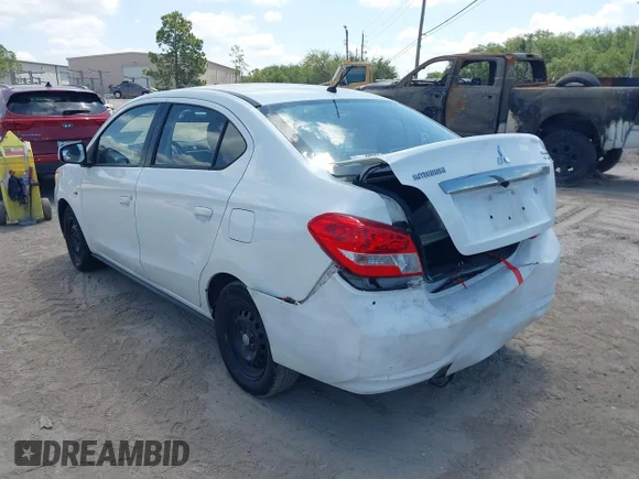 ✅ 2019 Mitsubishi Mirage ES • VIN: ML32F3FJ3KHF18736 • Лот: 44964530. Опубліковано раніше на IAAI з пробігом 49 247 миль. Безкоштовний доступ до архіву аукціонних продажів зі США та докладний звіт про історію автомобіля на DreamBid. Зображення 3.