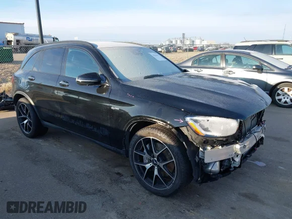✅ 2022 Mercedes-Benz GLC 43 AMG • VIN: W1N0G6EBXNG069794 • Lot: 44568697. Listed on IAAI with 21,833 mi. Free auction sales archive from the USA and detailed vehicle history report at DreamBid. Image 1.