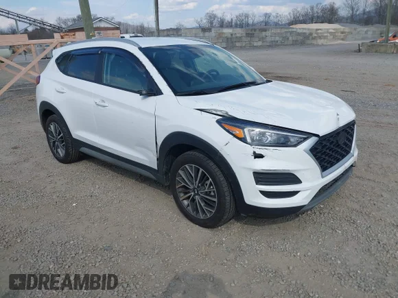 ✅ 2021 Hyundai Tucson SEL • VIN: KM8J3CALXMU356696 • Lot: 44737955. Wystawiony na IAAI z przebiegiem 60 500 mil. Bezpłatny archiwum sprzedaży aukcyjnych z USA i szczegółowy raport historii pojazdu na DreamBid. Zdjęcie 1.