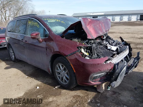 ✅ 2022 Chrysler Pacifica Touring • VIN: 2C4RC1FG5NR156735 • Лот: 44354926. Опубліковано раніше на IAAI з пробігом 46 104 миль. Безкоштовний доступ до архіву аукціонних продажів зі США та докладний звіт про історію автомобіля на DreamBid. Зображення 1.