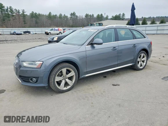 ✅ 2013 Audi allroad A4 Prestige • VIN: WA1VFAFL4DA173042 • Лот: 50219006. Опубликован ранее на Copart с пробегом 105 579 миль. Бесплатный доступ к архиву аукционных продаж из США и подробный отчёт об истории автомобиля на DreamBid. Изображение 1.