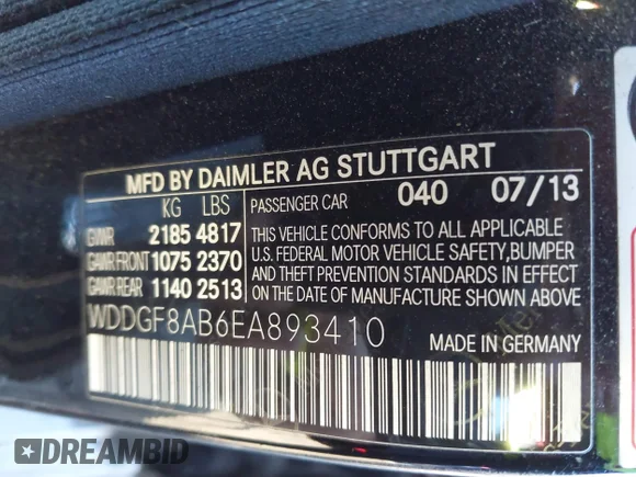 ✅ 2014 Mercedes-Benz C 300 Sport • VIN: WDDGF8AB6EA893410 • Lot: 43944424. Wystawiony na IAAI z przebiegiem 75 665 mil. Bezpłatny archiwum sprzedaży aukcyjnych z USA i szczegółowy raport historii pojazdu na DreamBid. Zdjęcie 9.