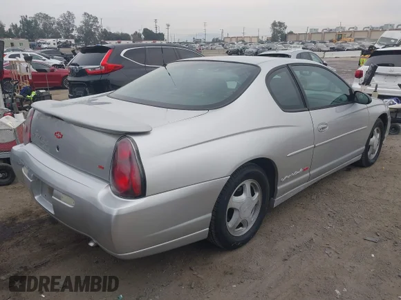 ✅ 2001 Chevrolet Monte Carlo SS • VIN: 2G1WX15K719368875 • Lot: 44214962. Wystawiony na IAAI z przebiegiem 122 709 mil. Bezpłatny archiwum sprzedaży aukcyjnych z USA i szczegółowy raport historii pojazdu na DreamBid. Zdjęcie 4.