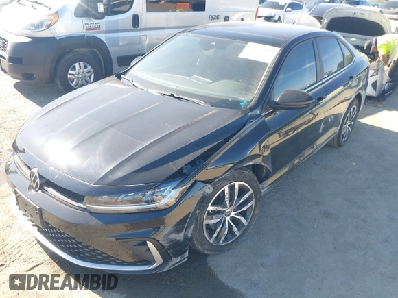 ✅ 2025 Volkswagen Jetta SE • VIN: 3VW7X7BU3SM103719 • Lot: 44887139. Wystawiony na IAAI z przebiegiem 6 526 mil. Bezpłatny archiwum sprzedaży aukcyjnych z USA i szczegółowy raport historii pojazdu na DreamBid. Zdjęcie 2.