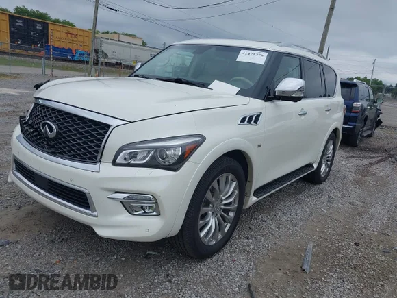 ✅ 2016 Infiniti QX80 • VIN: JN8AZ2NE1G9125934 • Lot: 42475776. Wystawiony na IAAI z przebiegiem 148 796 mil. Bezpłatny archiwum sprzedaży aukcyjnych z USA i szczegółowy raport historii pojazdu na DreamBid. Zdjęcie 2.