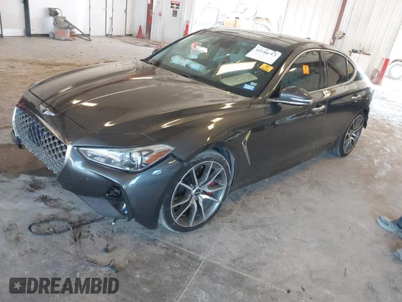 ✅ 2019 Genesis G70 Advanced • VIN: KMTG74LE6KU039746 • Лот: 43188313. Опубликован ранее на IAAI с пробегом 72 764 миль. Бесплатный доступ к архиву аукционных продаж из США и подробный отчёт об истории автомобиля на DreamBid. Изображение 2.