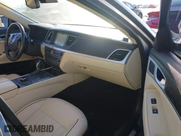 ✅ 2015 Hyundai Genesis 5.0L • VIN: KMHGN4JF3FU050981 • Lot: 43547067. Wystawiony na IAAI z przebiegiem 73 125 mil. Bezpłatny archiwum sprzedaży aukcyjnych z USA i szczegółowy raport historii pojazdu na DreamBid. Zdjęcie 5.