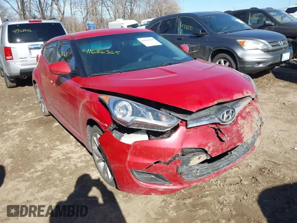 ✅ 2016 Hyundai Veloster • VIN: KMHTC6AD4GU268511 • Lot: 41686365. Wystawiony na IAAI z przebiegiem 111 251 mil. Bezpłatny archiwum sprzedaży aukcyjnych z USA i szczegółowy raport historii pojazdu na DreamBid. Zdjęcie 1.
