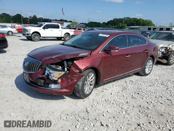 ✅ 2015 Buick LaCrosse Leather • VIN: 1G4GB5G34FF346849 • Лот: 54916105. Опубликован ранее на Copart с пробегом 88 298 миль. Бесплатный доступ к архиву аукционных продаж из США и подробный отчёт об истории автомобиля на DreamBid. Изображение 1.