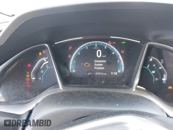 ✅ 2020 Honda Civic EX • VIN: 19XFC1F30LE212028 • Лот: 44802716. Опубліковано раніше на IAAI з пробігом 79 515 миль. Безкоштовний доступ до архіву аукціонних продажів зі США та докладний звіт про історію автомобіля на DreamBid. Зображення 7.