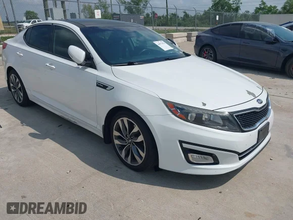 ✅ 2015 Kia Optima SX Turbo • VIN: 5XXGR4A61FG513344 • Лот: 44977074. Опубликован ранее на IAAI с пробегом 185 149 миль. Бесплатный доступ к архиву аукционных продаж из США и подробный отчёт об истории автомобиля на DreamBid. Изображение 1.