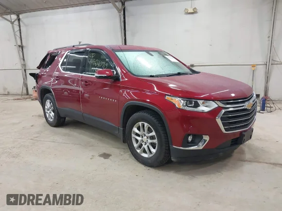 ✅ 2019 Chevrolet Traverse LT • VIN: 1GNEVHKW1KJ131613 • Лот: 44964090. Опубліковано раніше на IAAI з пробігом 26 844 миль. Безкоштовний доступ до архіву аукціонних продажів зі США та докладний звіт про історію автомобіля на DreamBid. Зображення 1.