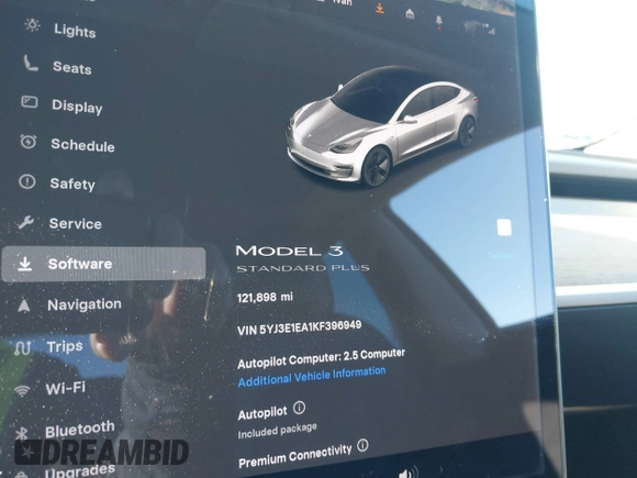 ✅ 2019 Tesla Model 3 Mid Range • VIN: 5YJ3E1EA1KF396949 • Lot: 43884931. Wystawiony na IAAI z przebiegiem 121 898 mil. Bezpłatny archiwum sprzedaży aukcyjnych z USA i szczegółowy raport historii pojazdu na DreamBid. Zdjęcie 7.