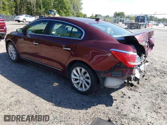 ✅ 2014 Buick LaCrosse Leather • VIN: 1G4GB5G32EF291591 • Lot: 45002818. Wystawiony na IAAI z przebiegiem 191 335 mil. Bezpłatny archiwum sprzedaży aukcyjnych z USA i szczegółowy raport historii pojazdu na DreamBid. Zdjęcie 3.