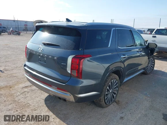 ✅ 2024 Hyundai Palisade Calligraphy • VIN: KM8R7DGE4RU720074 • Lot: 42344432. Wystawiony na IAAI z przebiegiem 45 955 mil. Bezpłatny archiwum sprzedaży aukcyjnych z USA i szczegółowy raport historii pojazdu na DreamBid. Zdjęcie 4.