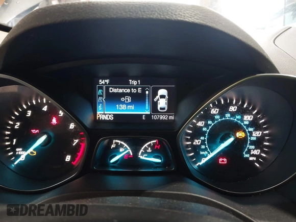 ✅ 2016 Ford Escape S • VIN: 1FMCU0F7XGUC57882 • Lot: 44705850. Wystawiony na IAAI z przebiegiem 107 992 mil. Bezpłatny archiwum sprzedaży aukcyjnych z USA i szczegółowy raport historii pojazdu na DreamBid. Zdjęcie 7.