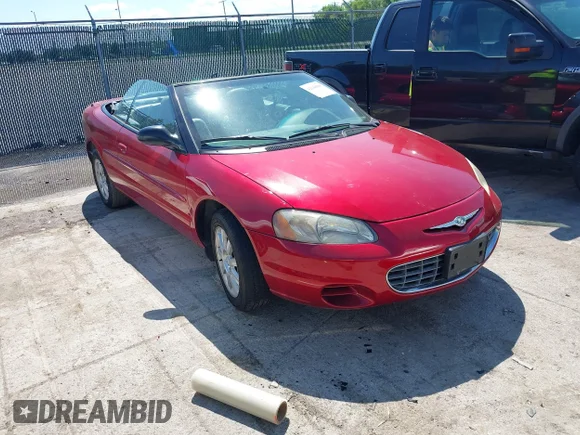 ✅ 2002 Chrysler Sebring GTC • VIN: 1C3EL75RX2N214775 • Lot: 42640068. Wystawiony na IAAI z przebiegiem 148 670 mil. Bezpłatny archiwum sprzedaży aukcyjnych z USA i szczegółowy raport historii pojazdu na DreamBid. Zdjęcie 1.