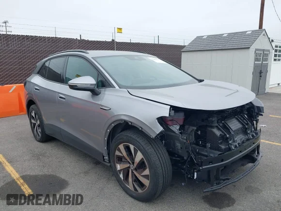 ✅ 2023 Volkswagen ID.4 Pro • VIN: 1V2CMPE80PC049974 • Lot: 42450822. Listed on IAAI with 11,282 mi. Free auction sales archive from the USA and detailed vehicle history report at DreamBid. Image 1.