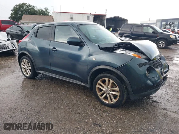 ✅ 2013 Nissan Juke Nismo • VIN: JN8AF5MV7DT229192 • Lot: 43081055. Listed on IAAI with 102,943 mi. Free auction sales archive from the USA and detailed vehicle history report at DreamBid. Image 1.