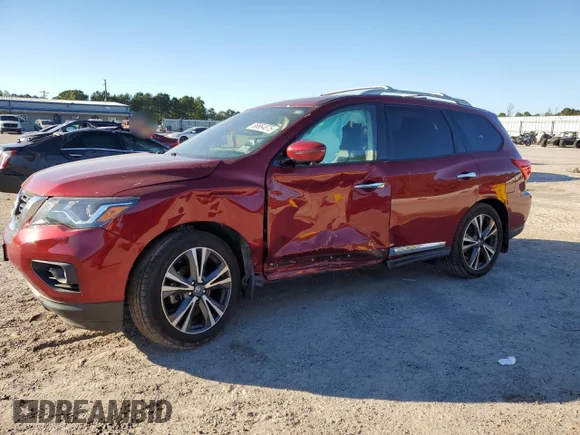 ✅ 2020 Nissan Pathfinder Platinum • VIN: 5N1DR2DMXLC577231 • Lot: 86664875. Wystawiony na Copart z przebiegiem 99 486 mil. Bezpłatny archiwum sprzedaży aukcyjnych z USA i szczegółowy raport historii pojazdu na DreamBid. Zdjęcie 1.