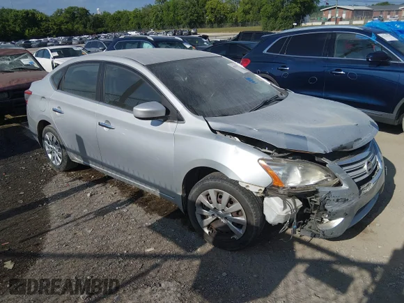 ✅ 2015 Nissan Sentra SR • VIN: 3N1AB7AP3FL666254 • Lot: 45079554. Listed on IAAI with 89,660 mi. Free auction sales archive from the USA and detailed vehicle history report at DreamBid. Image 1.