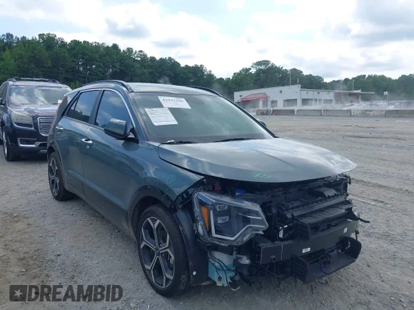 ✅ 2025 Kia Niro SX • VIN: KNDCT3LE5S5214372 • Lot: 42922169. Listed on IAAI with 9,742 mi. Free auction sales archive from the USA and detailed vehicle history report at DreamBid. Image 1.