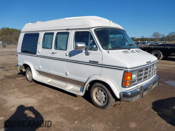 ✅ 1991 Dodge Cargo • VIN: 2B6HB21Y3MK401175 • Лот: 44034328. Опубліковано раніше на IAAI з пробігом 119 546 миль. Безкоштовний доступ до архіву аукціонних продажів зі США та докладний звіт про історію автомобіля на DreamBid. Зображення 1.