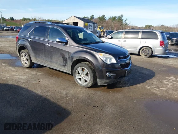 ✅ 2014 Chevrolet Equinox LTZ • VIN: 2GNFLHEK5E6309527 • Lot: 44860738. Listed on IAAI with 153,698 mi. Free auction sales archive from the USA and detailed vehicle history report at DreamBid. Image 1.