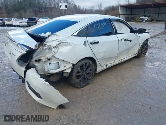 ✅ 2020 Honda Civic Sport • VIN: 19XFC2F86LE025099 • Лот: 43929841. Опубликован ранее на IAAI с пробегом 80 183 миль. Бесплатный доступ к архиву аукционных продаж из США и подробный отчёт об истории автомобиля на DreamBid. Изображение 4.