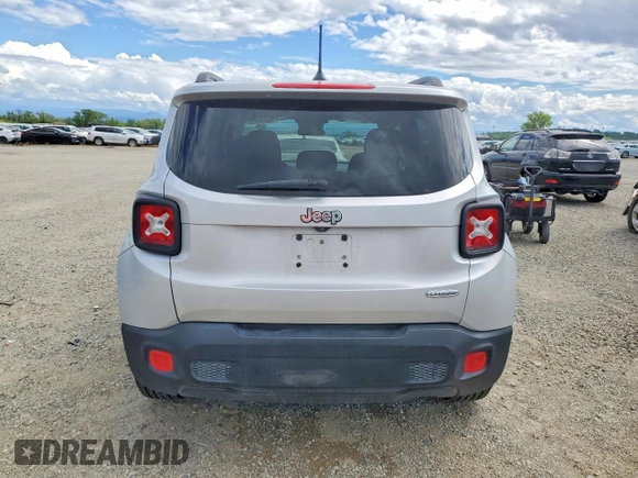 ✅ 2017 Jeep Renegade Latitude • VIN: ZACCJABB5HPE41515 • Lot: 48899916. Wystawiony na Copart z przebiegiem 121 683 mil. Bezpłatny archiwum sprzedaży aukcyjnych z USA i szczegółowy raport historii pojazdu na DreamBid. Zdjęcie 6.