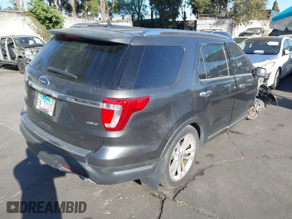 ✅ 2018 Ford Explorer Limited • VIN: 1FM5K8F82JGB53074 • Lot: 44520561. Listed on IAAI with 116,614 mi. Free auction sales archive from the USA and detailed vehicle history report at DreamBid. Image 4.